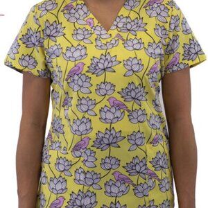 Prints by Maevn Women's Scrub Top (Size Small)